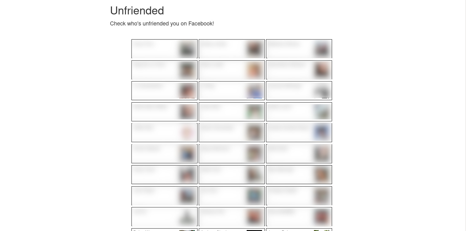 unfriended